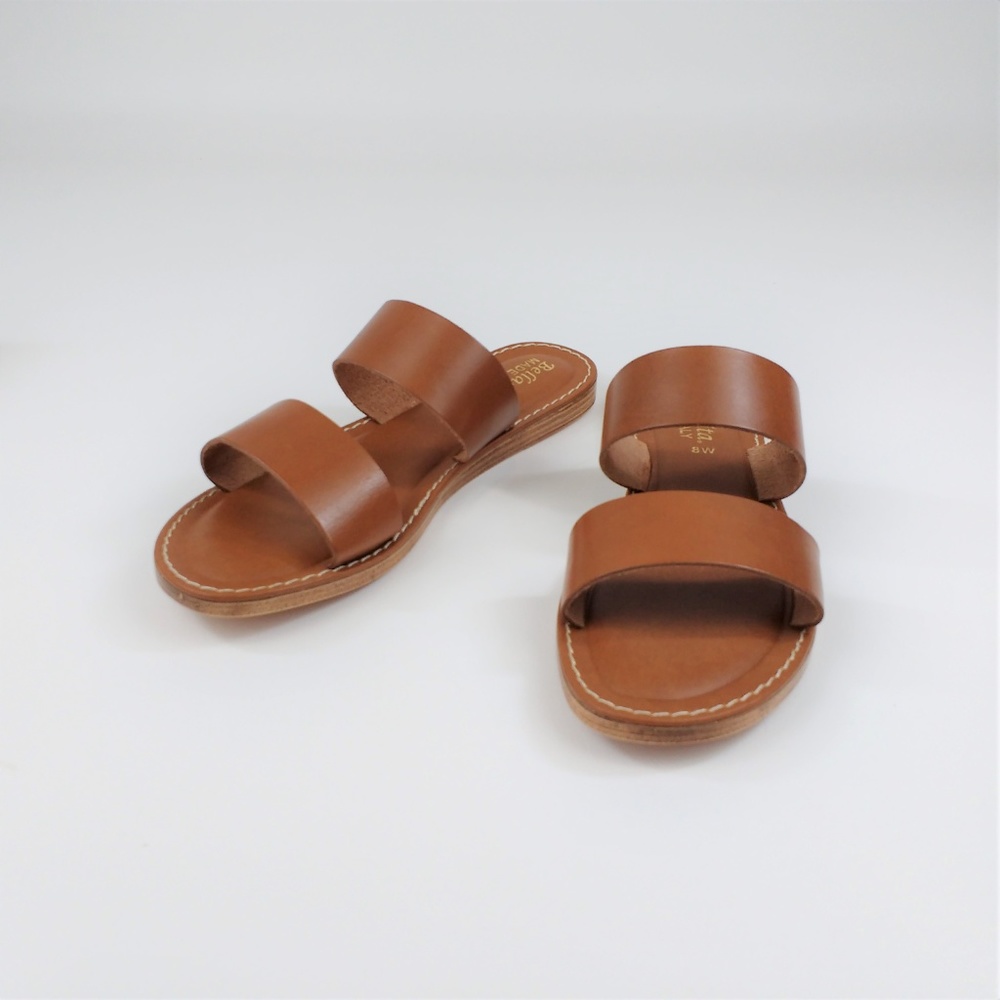 Bella Vita Imo Brown Whiskey Slide Sandal Italy 8W_2